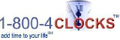 1-800-4Clocks Logo