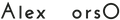 ALEX ORSO Logo