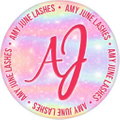 Amy June Lashes USA Logo