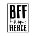 Be Flippin Fierce USA Logo