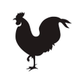 Black Rooster Decor Logo