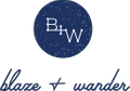 BLAZE + WANDER Logo