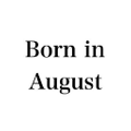 Born in August Australia Logo