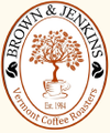 Brown & Jenkins - The Vermont Coffee Roasters Logo