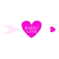 BuddyLove Clothing Label Logo