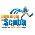 DIVE RIGHT IN SCUBA Logo