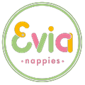 Evia Nappies I Affordable Modern Cloth Nappies Logo