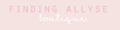 Finding Allyse Boutique Logo