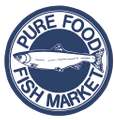 Pure Food Fish Market Logo