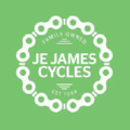 J E James Cycles logo