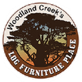 Woodland Creek's Log Furniture Place Logo