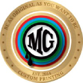 MG Custom Printing Logo