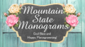 Mountain State Monograms Logo