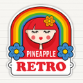 Pineapple Retro Logo