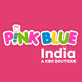 Pink Blue India Logo