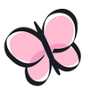 pinkbutterflycloset logo