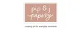 Pip & J Papery Logo