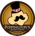 Poppington's Gourmet Popcorn logo