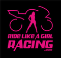 RIDE LIKE A GIRL RACING Logo