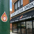 Saint Lucia's Smoke Shop Logo