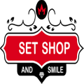 Set Shop And Smile Logo