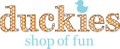 Duckies Shop of Fun Logo