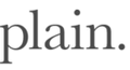 Plain. Logo