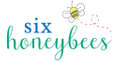 Six Honeybees Logo