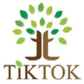 Tik Tok Wood Logo