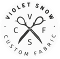 Violet Snow Custom Fabric Logo