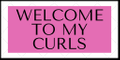 WELCOME TO MY CURLS Logo