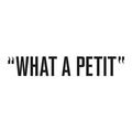 "WHAT A PETIT" Logo