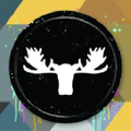 White Moose Logo