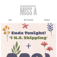 Shop Miss A email thumbnail