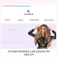 Cliphair email thumbnail