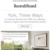 Room & Board email thumbnail