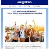 Megabus email thumbnail