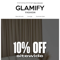 Glamify Fashion email thumbnail