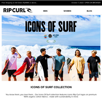 Rip Curl email thumbnail