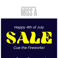 Shop Miss A email thumbnail