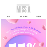 Shop Miss A email thumbnail