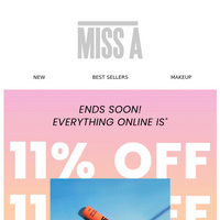 Shop Miss A email thumbnail