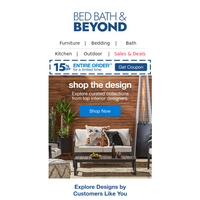 Bed Bath and Beyond email thumbnail