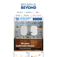 Bed Bath and Beyond email thumbnail