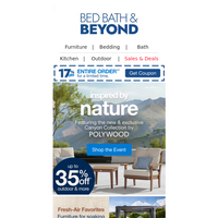 Bed Bath and Beyond email thumbnail