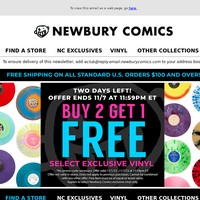 Newbury Comics email thumbnail