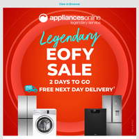 Appliances Online email thumbnail