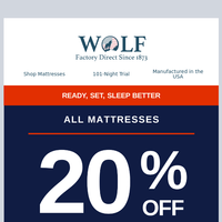 Wolf Mattress email thumbnail