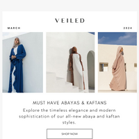 Veiled Collection email thumbnail