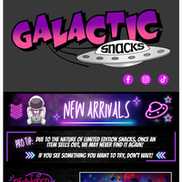 Galactic Snacks email thumbnail